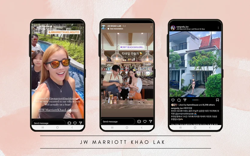 Influencer Marketing: Elevating Luxury Hospitality at JW Marriott Khao Lak Resort & Spa