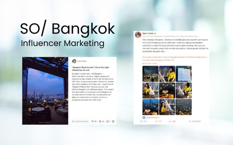 SO/ Bangkok Influencer Marketing