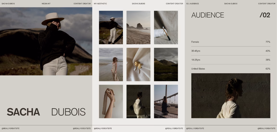 The Cinematic Storyteller – Best for Video-First Portfolios