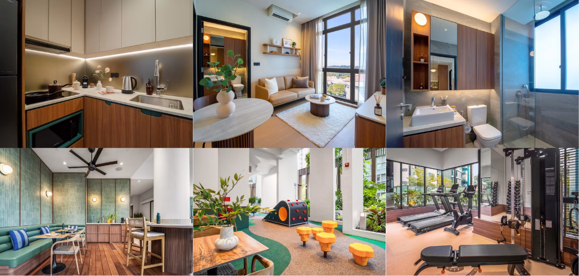 room and amenities photos of the newly opened urban living serviced apartments in singapore weave suites novena
