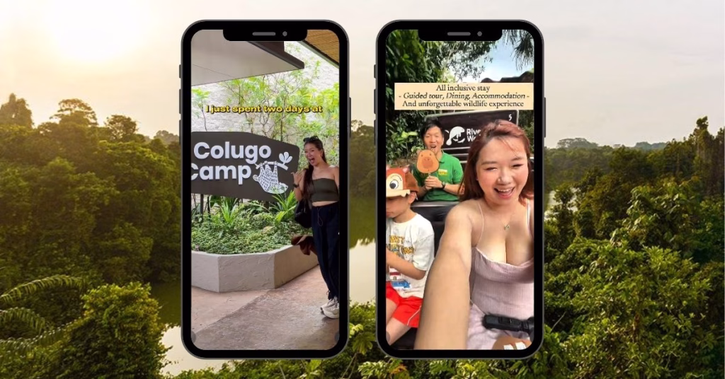 Influencer marketing Mandai Reservoir Retreat